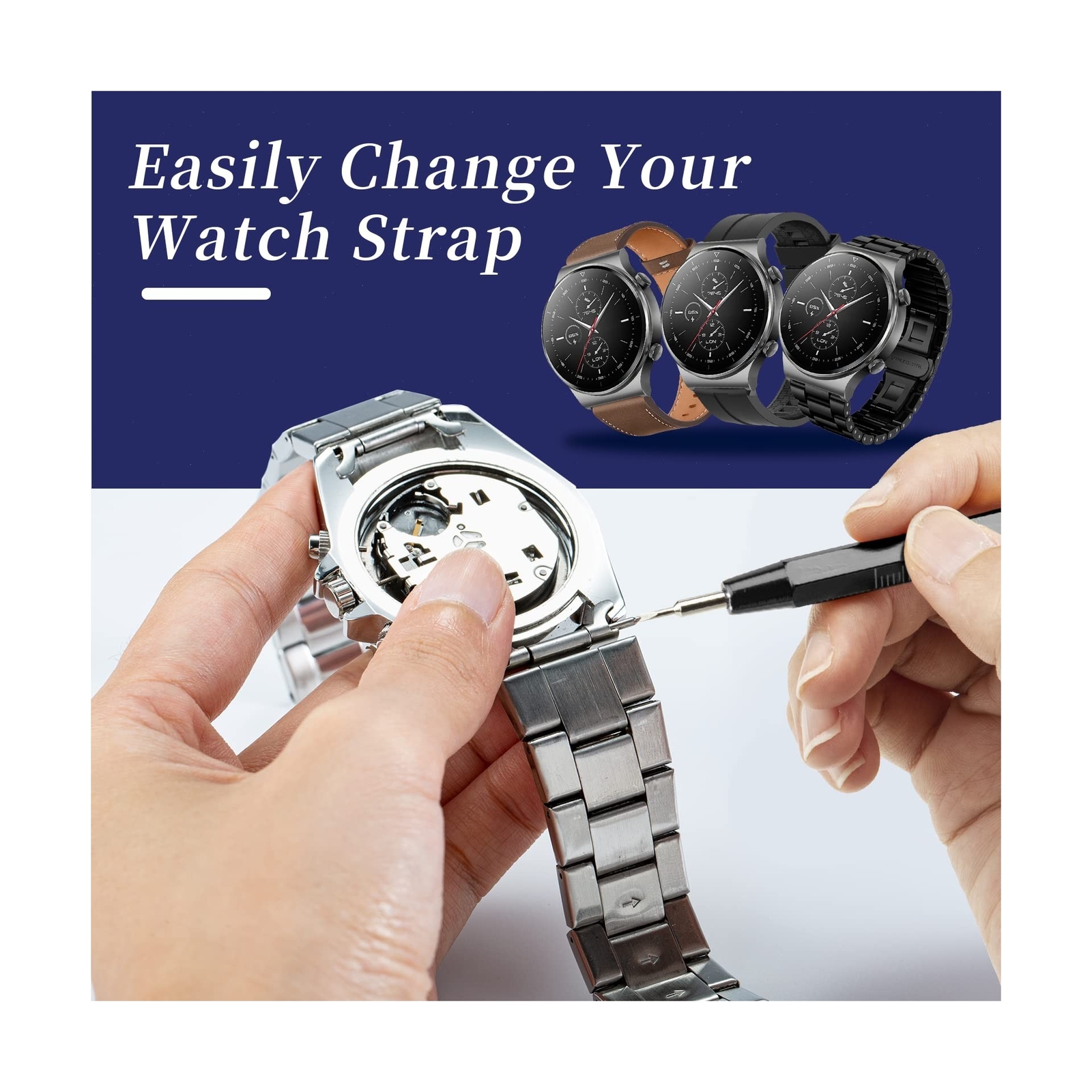 Eventronic Watch Repair Kit, Professional Watch Battery Replacement Tool, Wat…
