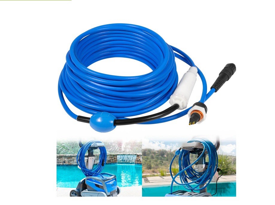 Zymurgoes Pool Cleaner Cable w/ Swivel – 2 Wire 60FT “ OPEN BOX “
