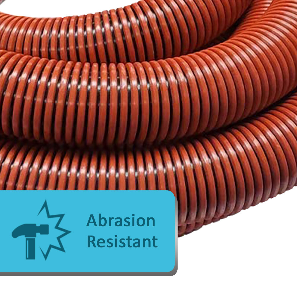 Puri Tech Professional 1.5 Inch x 50 Feet Long Heavy Duty Pool Vacuum Hose 1pk