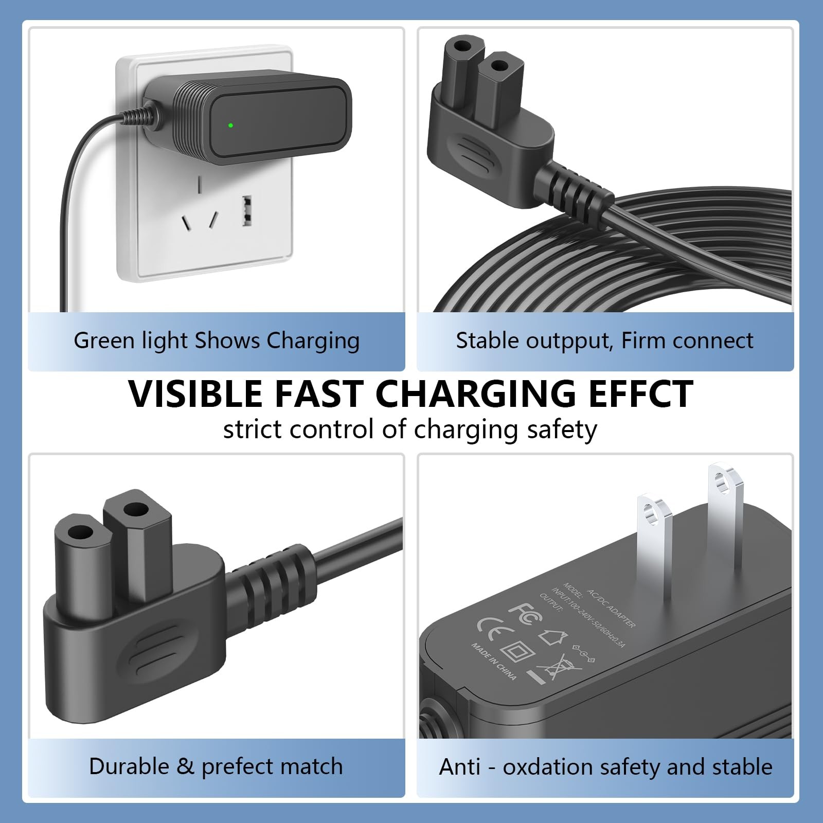 12.6V Charger for Gosvor 10.8V Li-ion Battery Pool Cleaner with Gosvor LiteVa…