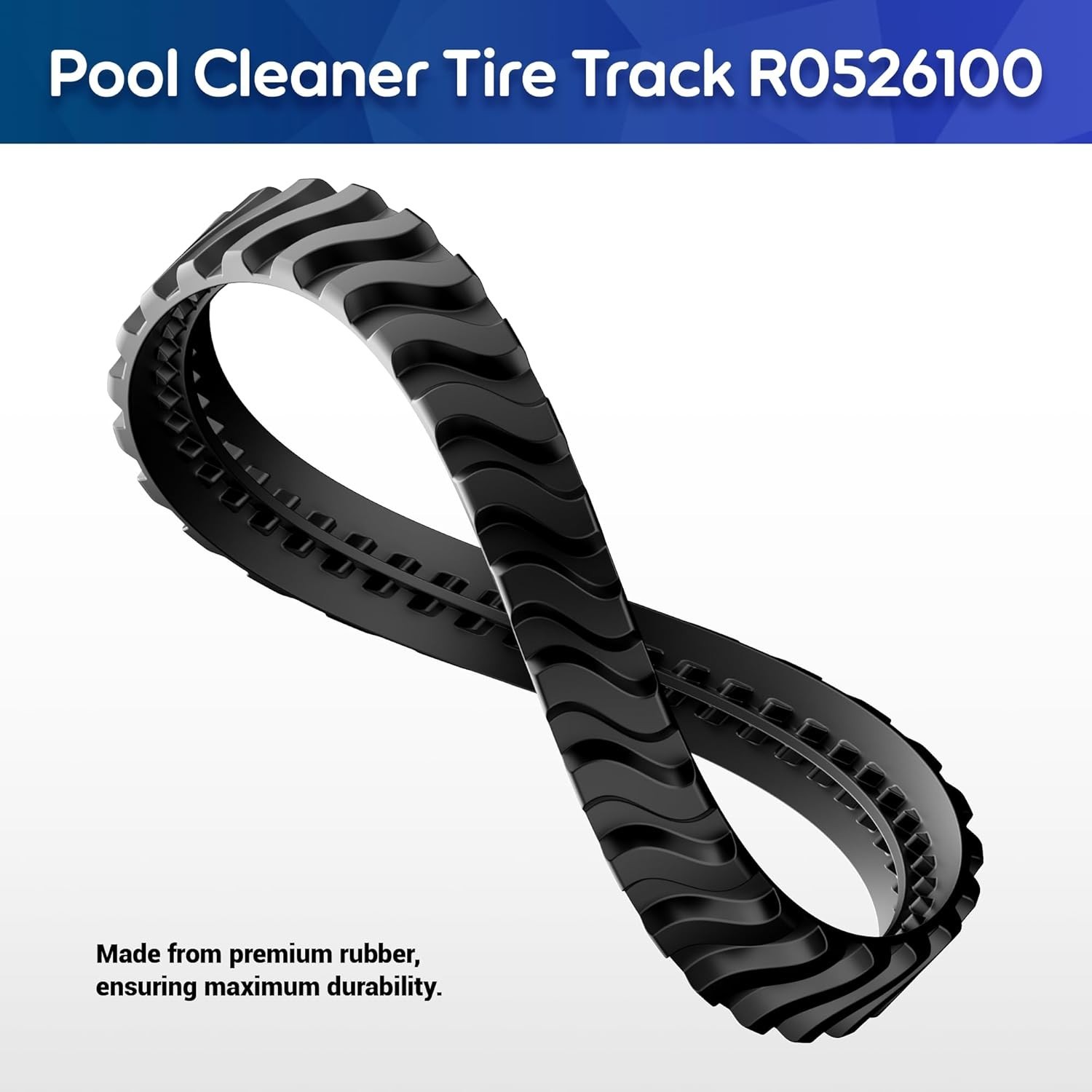 2 Pack Pool Cleaner Tire Track Replacement