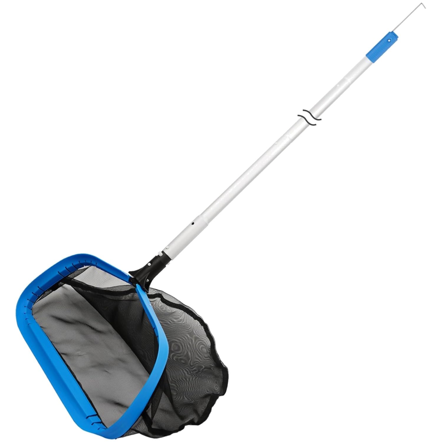 Strong Nylon Mesh Pool Skimmer with Hidden Retrieval Hook
