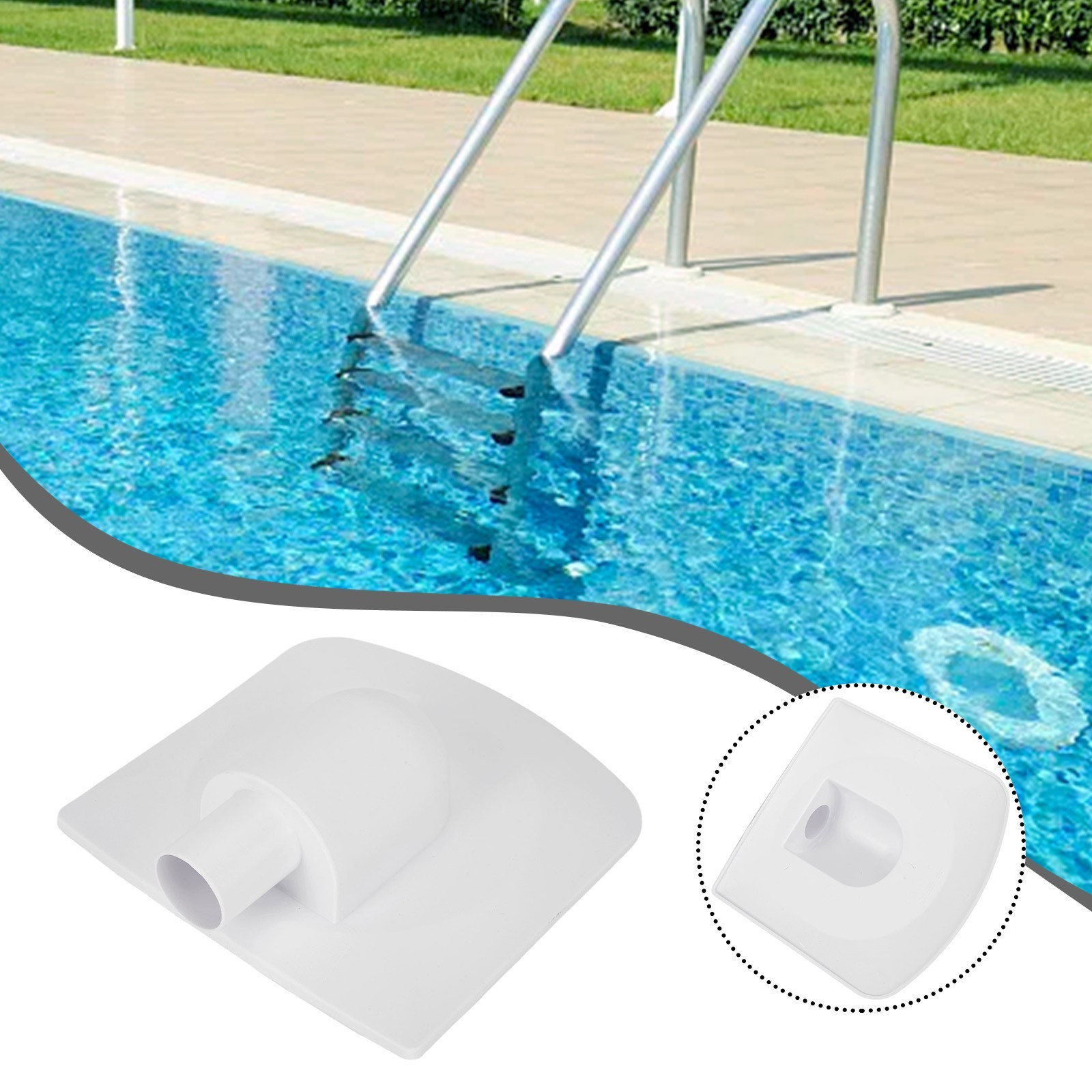 Efficient Vacuum Plate Adapter For Summer Waves Pool Skimmer Filter Pump System