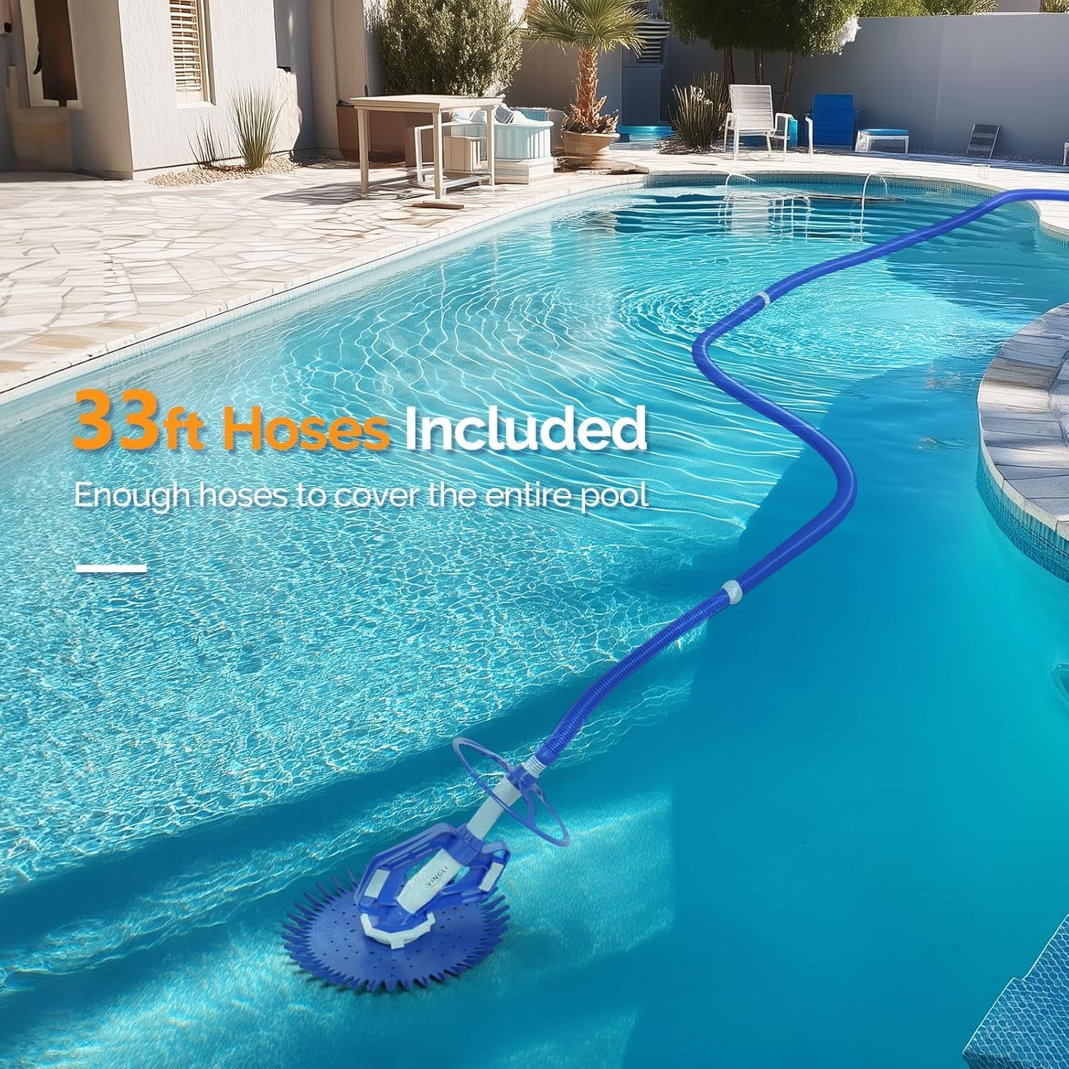 Creepy Crawler Pool Vacuum Cleaner with Adjustable Suction