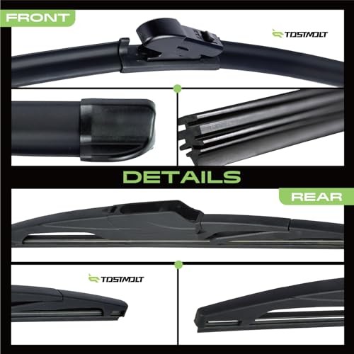 3pcs Front+Rear Direct Fit For 18-23 Crosstrek / 17-23 Impreza HB / 18-22 XV