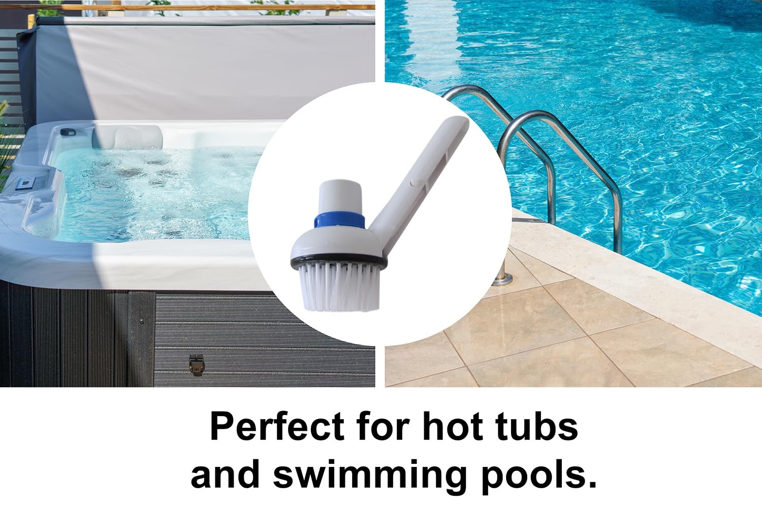 Pool Corner Vacuum Brush Head – Above Ground & Inground Swimming Pool Vacuum …