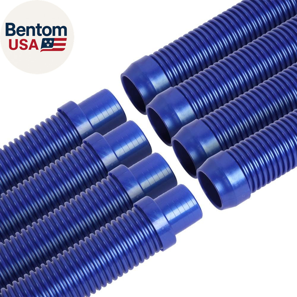 Pool Vacuum Hose, Perfect Pool Vacuum Extension/Replacement, 4 Section Hoses for