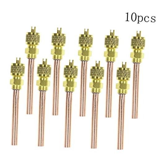 10PCS Stem HVAC AC Schrader System Vacuum 1/4&Prime; SAE1/4&Prime; OD2.75&Prime; AC