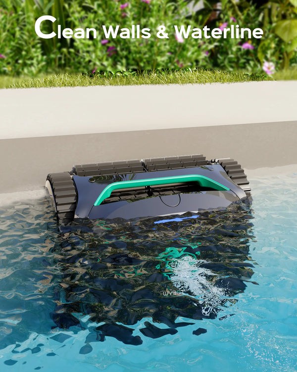 WYBOT C2 Pool Cleaner&F1 Solar Skimmer Bundle,Cordless for In/Above Ground Pools
