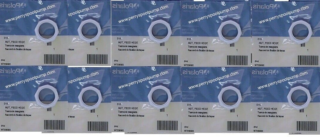 TEN GENUINE Polaris D15 Feed Hose Nut D-15 280 380 FACTORY OEM ORIGINAL PART