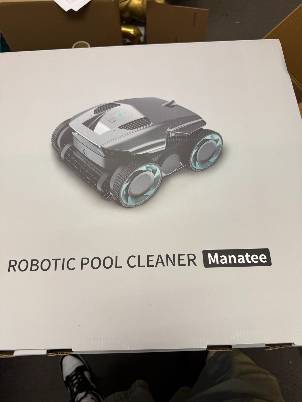 PoolMr Cordless Robotic Pool Cleaner Manatee -Pool Vacuum – 40W BRAND NEW