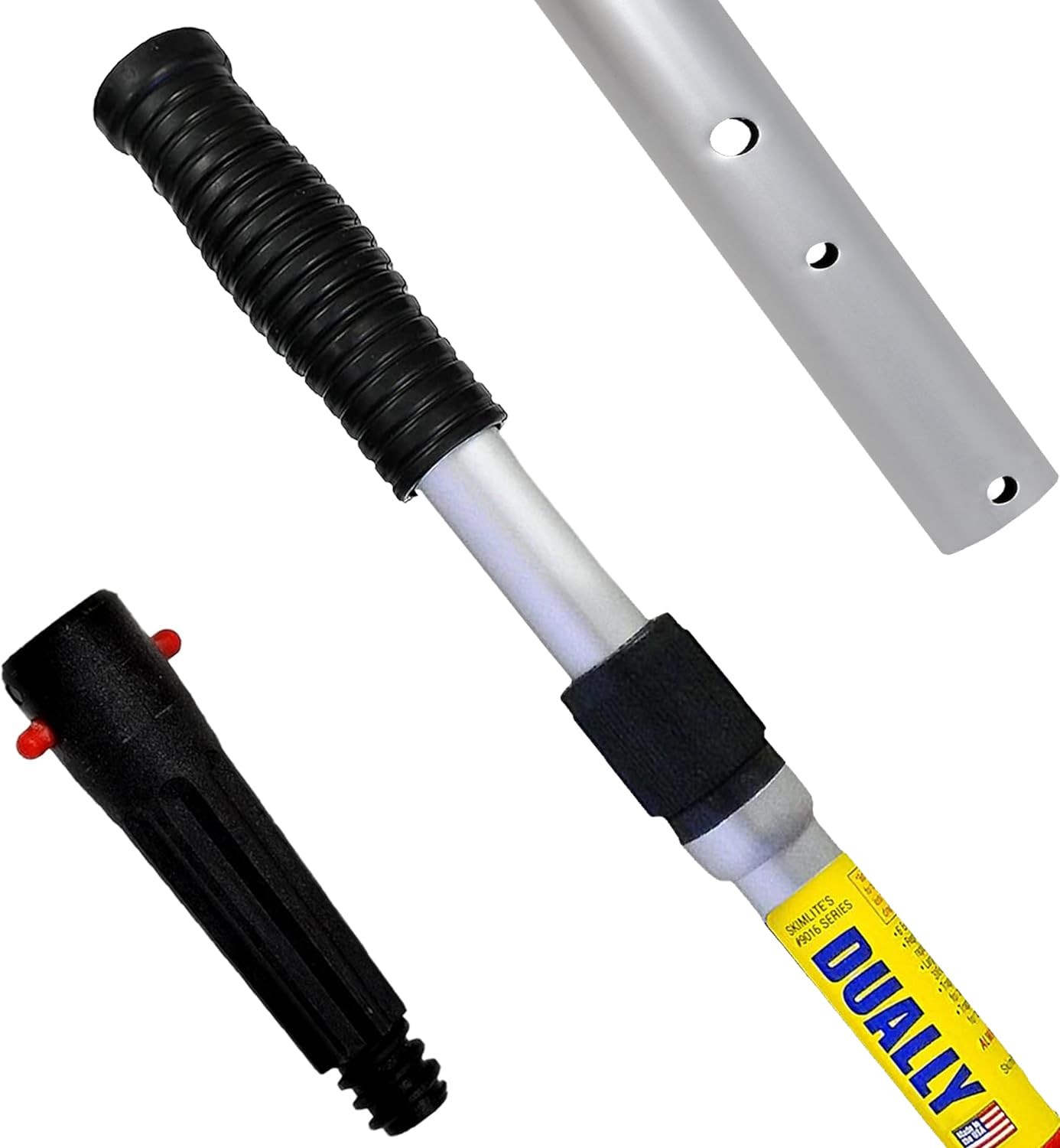 Skimlite Manufacturing Dually 9016 Telescopic Pool Pole 8-16 Ft Dual Locking