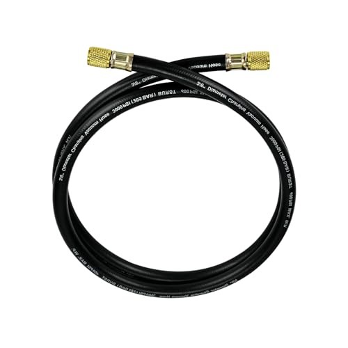 Upgrade 8FT 15696 3/8&Prime; HAVC Heavy Duty Charging Vacuum 8Ft hvac vacuum hose
