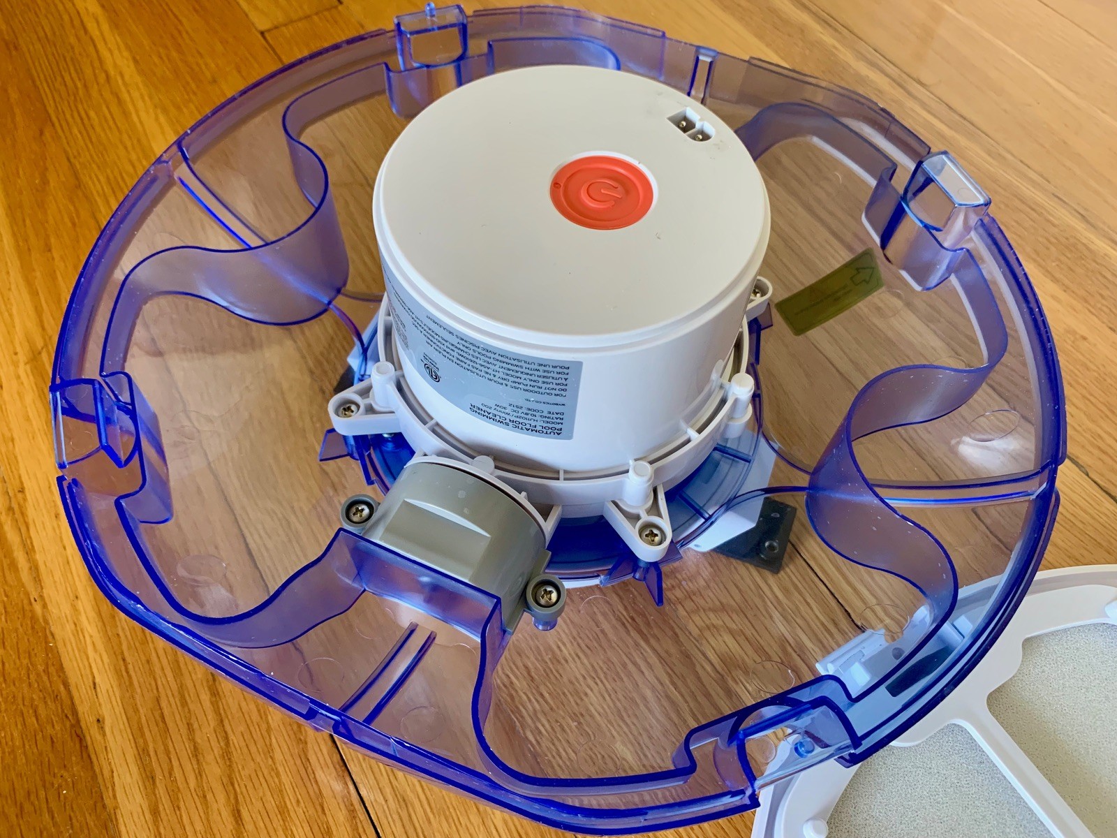 Cordless Robotic Auto Pool Vacuum Cleaner, Self-Parking, 645 Sq.Ft, 60 Min, LBW