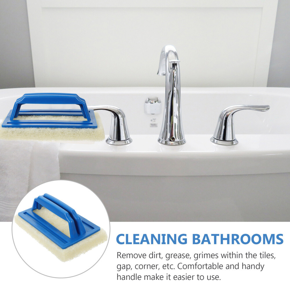 2pcs tile scrub tub scrubber comfort grip scrub brush Bathroom Floor