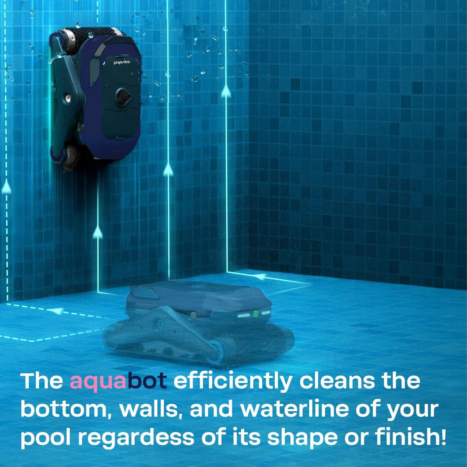 BWT AQUABOT Cordless Robotic Pool Cleaner 10-0102550