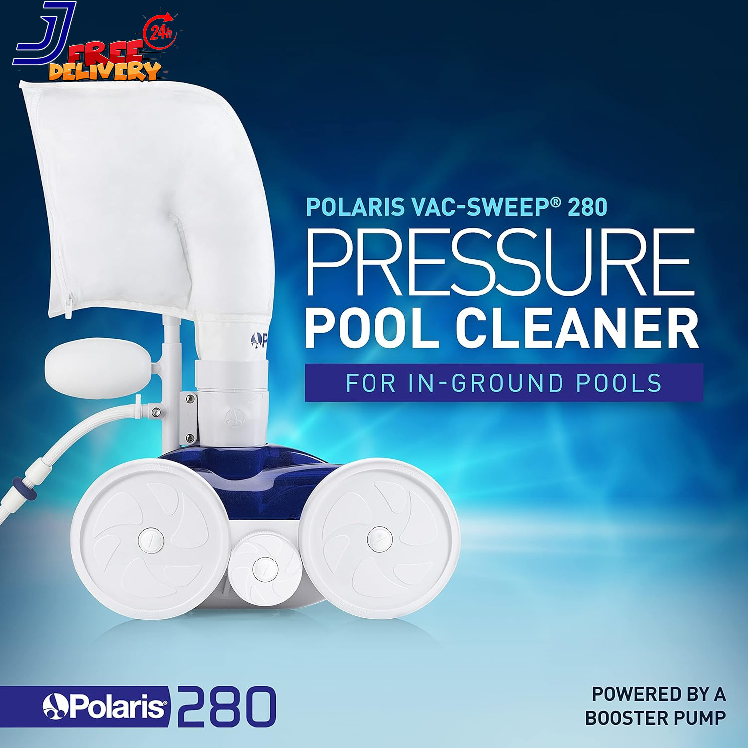Sweep 280 Pressure Side In Ground Pool Cleaner Double Venturi Jet Powered