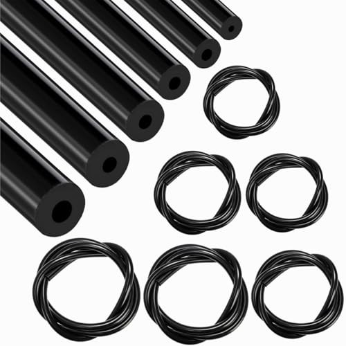 6 Pieces Silicone Vacuum Hose Automotive, 1/8&Prime; 5/32&Prime; 3/16&Prime; 1/4&Prime; 5/16&Prime; 3/8&Prime;