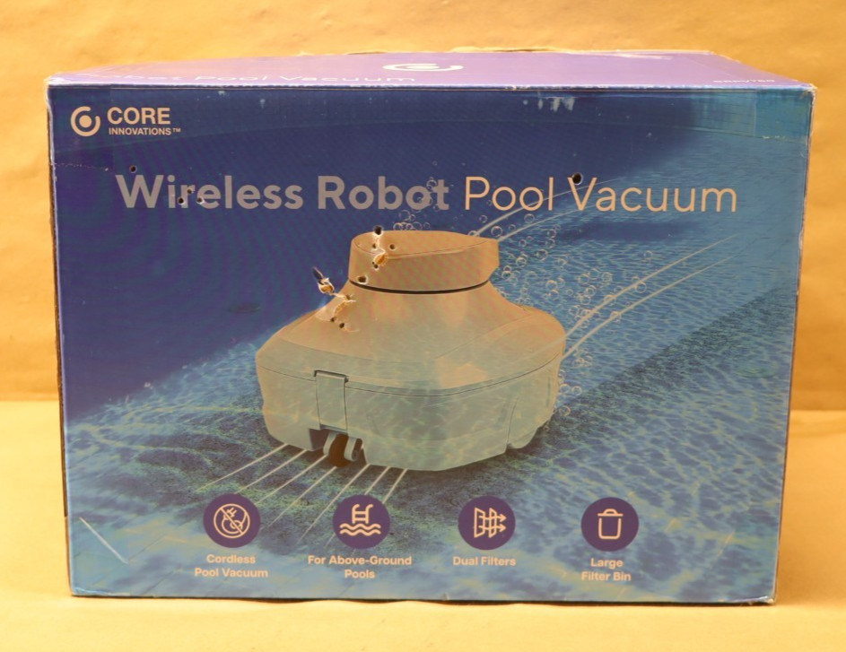 Core Innovations CRPV750 Cordless Robotic Pool Vacuum Cleaner Used