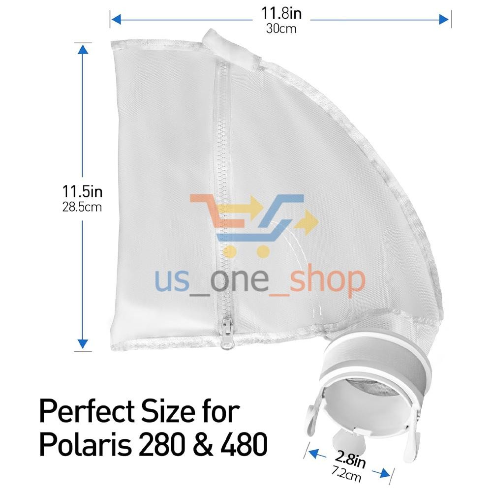 4 Pack 280 All Purpose Zipper Bag K13 For Zodiac Polaris 280 480 Pool Cleaners