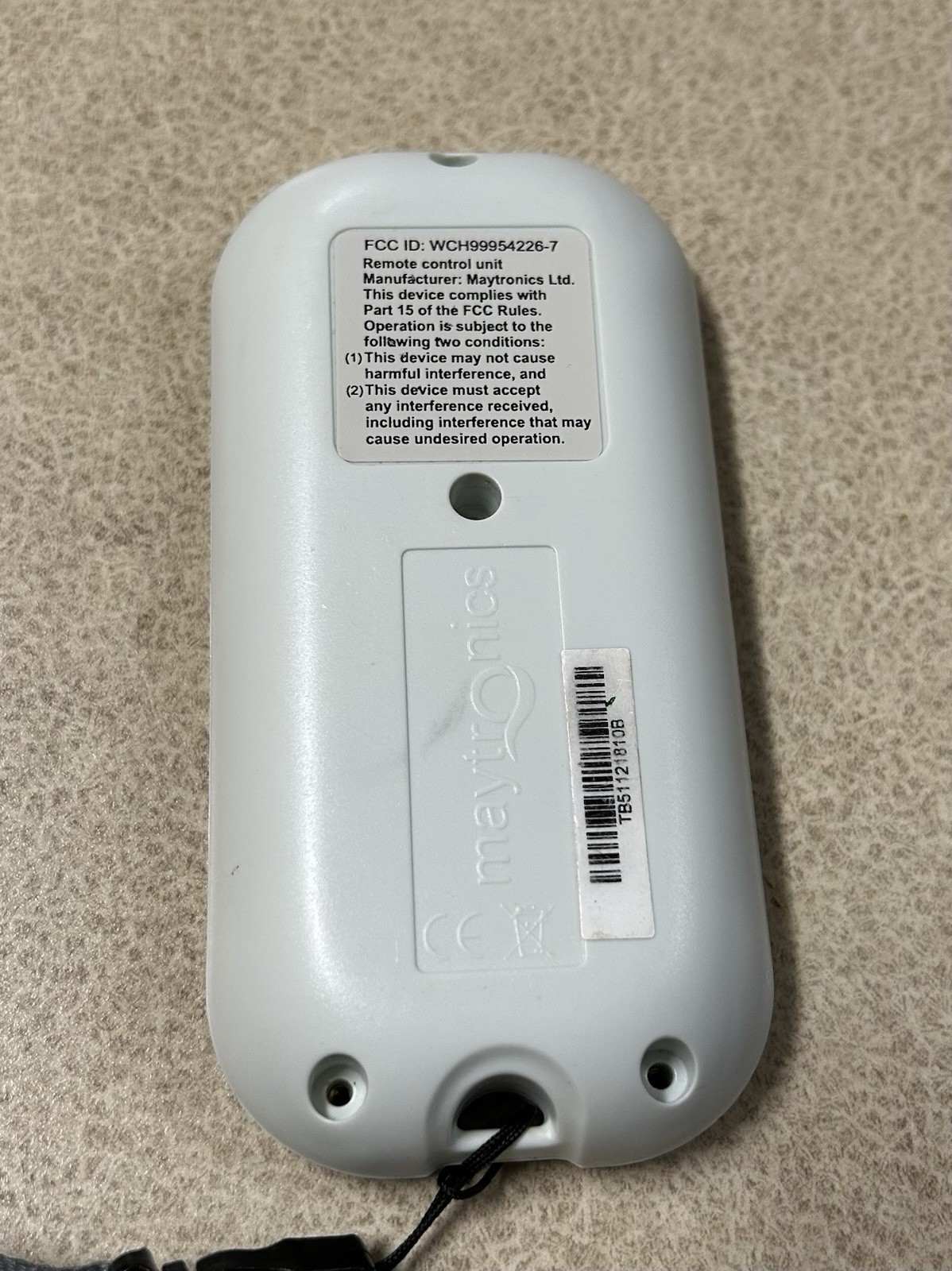 Maytronics Remote Control Unit for Pool Cleaner Robot, White/Gray, CE-Approved