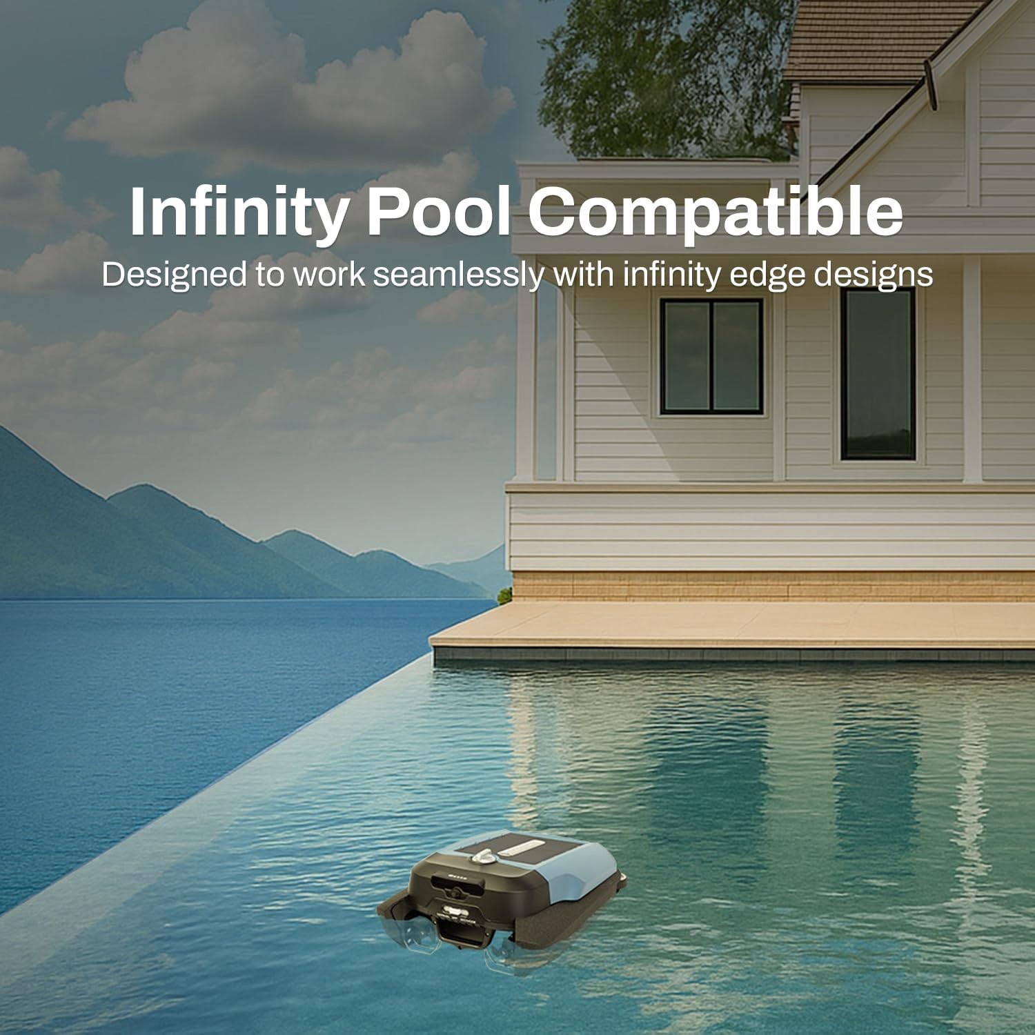 Betta Flex Solar Pool Skimmer – Cordless, Dual Modes, Blue