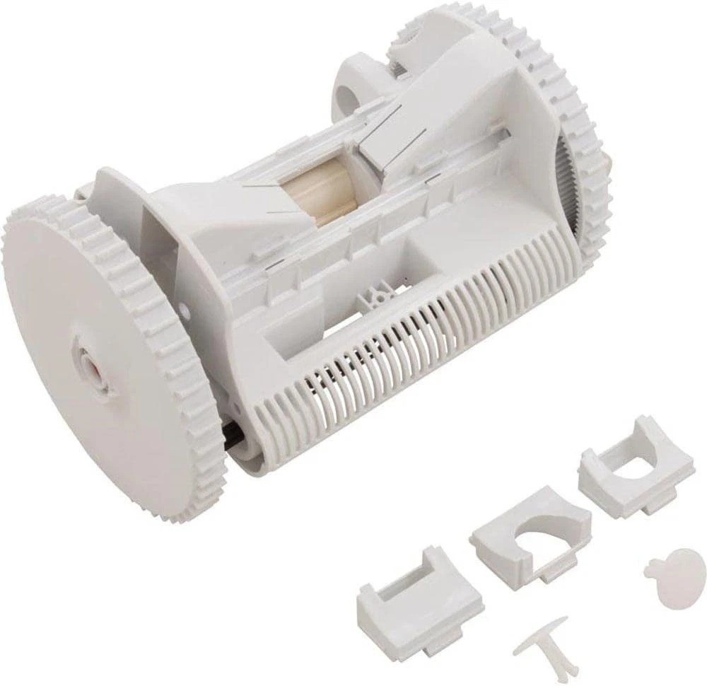 Pool Cleaner Frame Kit 2-Wheel Black Metal Lightweight Energy Efficient