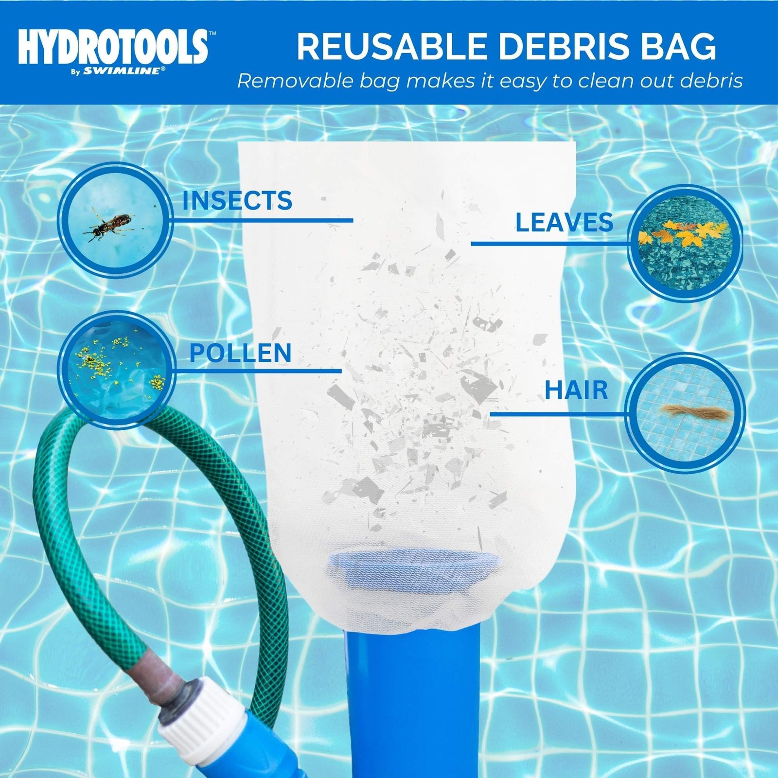 SWIMLINE HYDROTOOLS Venturi Pool Jet Vacuum – Compact One Size, Mini