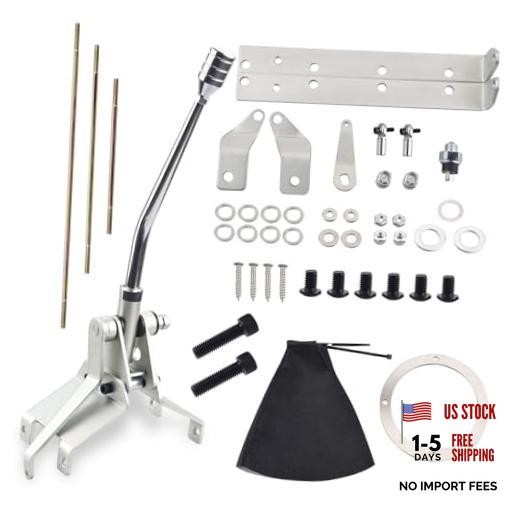 Turbo 350 Automatic Shifter Kit with 12&Prime; Stick, Fits Turbo 350