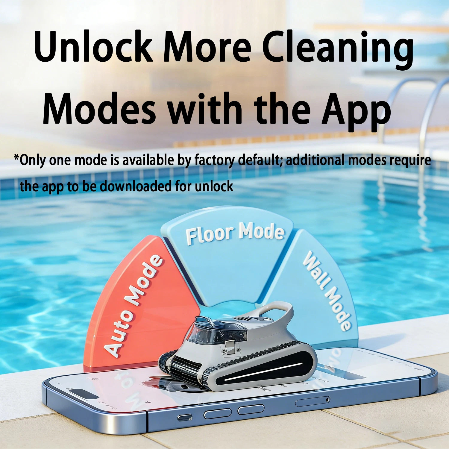 Automatic Robotic Pool Vacuum Pool Cleaner Wall Climbing Scrubber Inground Pool