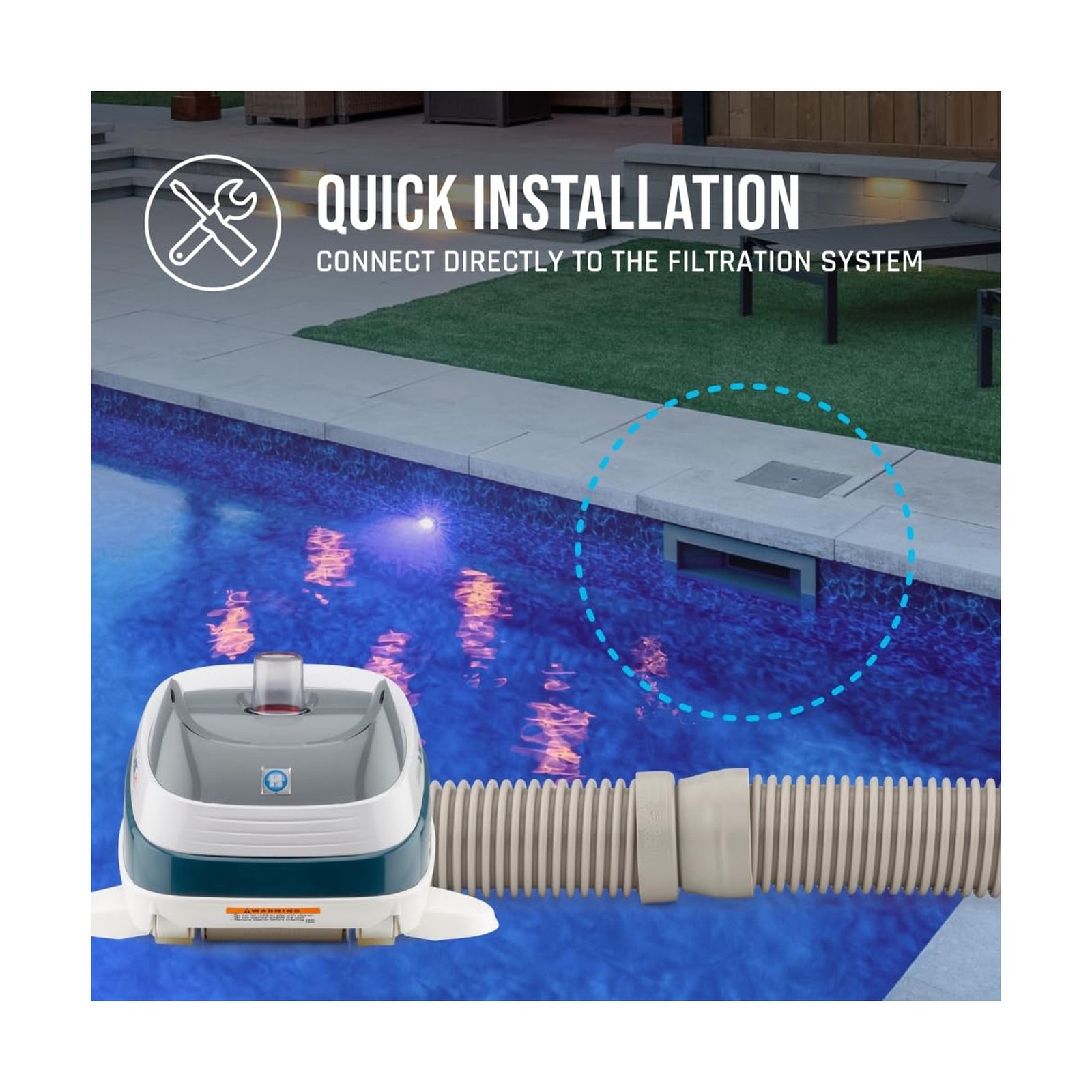 Hayward W32025ADC PoolVac XL Automatic Inground Pool Vacuum Cleaner, Suction …