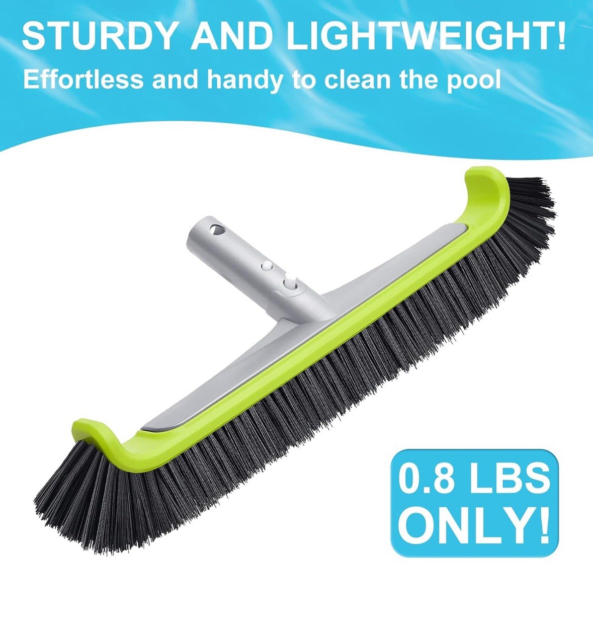 Swimming Pool Wall Brush 17.5 Inch