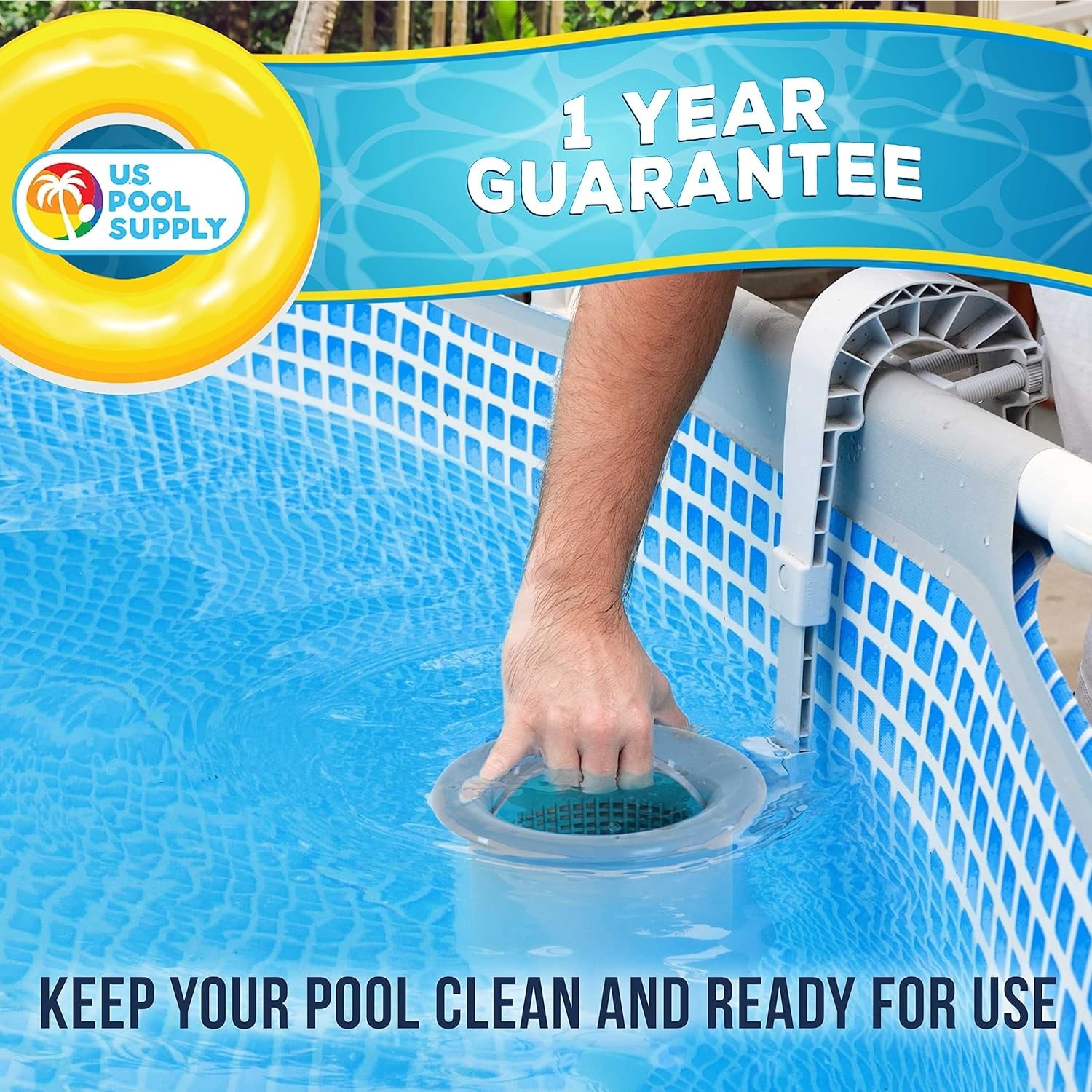 Pool Skimmer – above Ground Pool Skimmer, Floating Surface Skimmer, Accessories