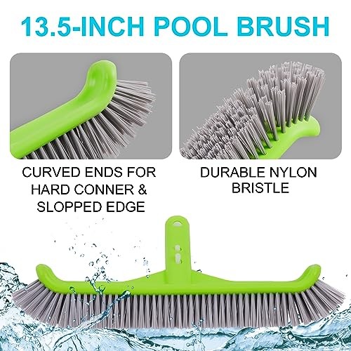 Deluxe Swimming Pool Cleaning Kit with Spa Jet Vacuum Cleaner,Brush, Semi