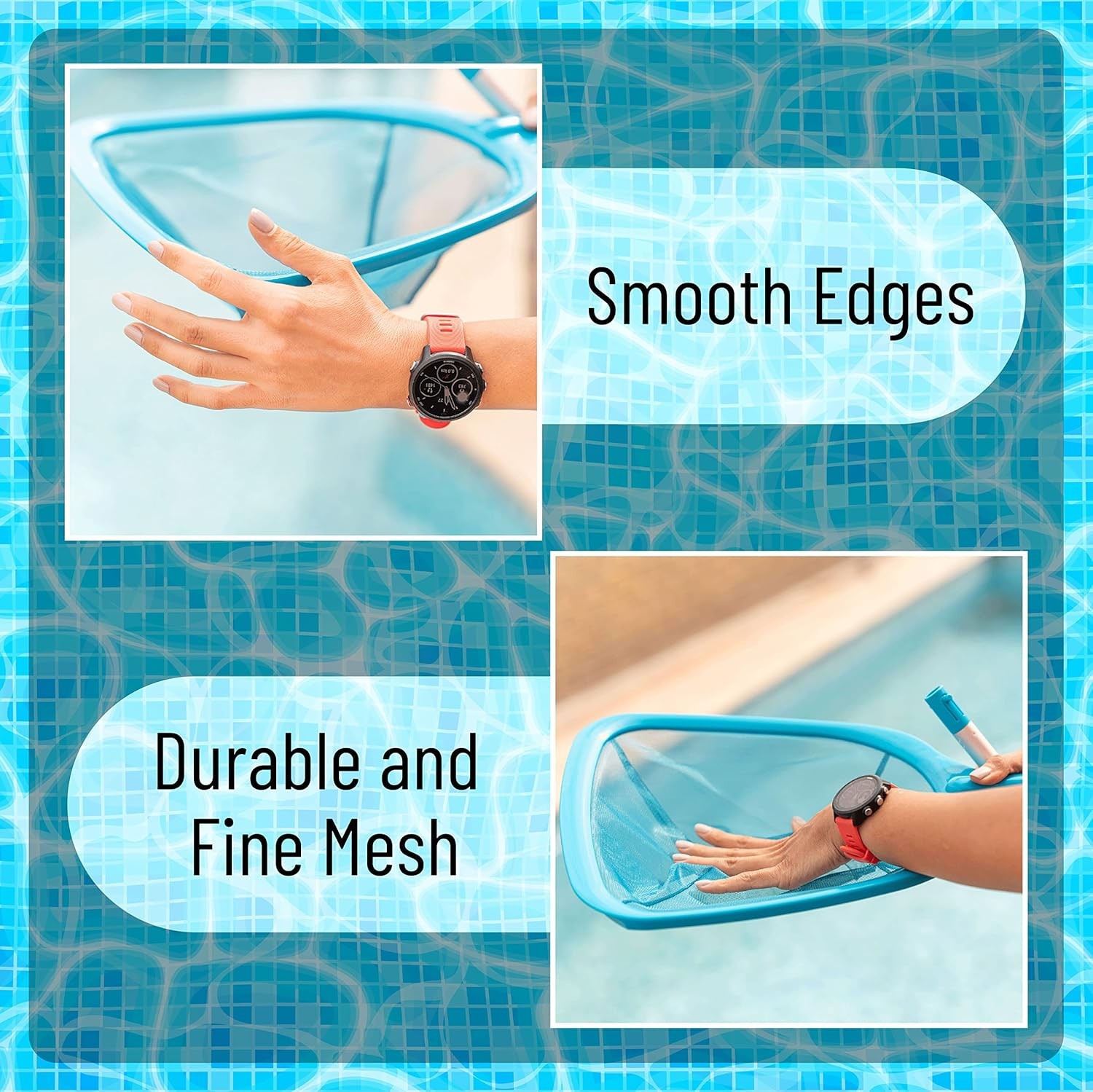 Pool Skimmer Net W/ Pole 25&Prime; Hot Tub Skimmer Net Leaf Skimmer W/ Pole Pond