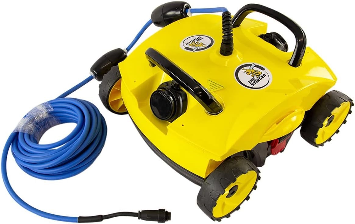 Stinger Robotic Pool Cleaner Automatic Above Ground Vacuum Dual Filters