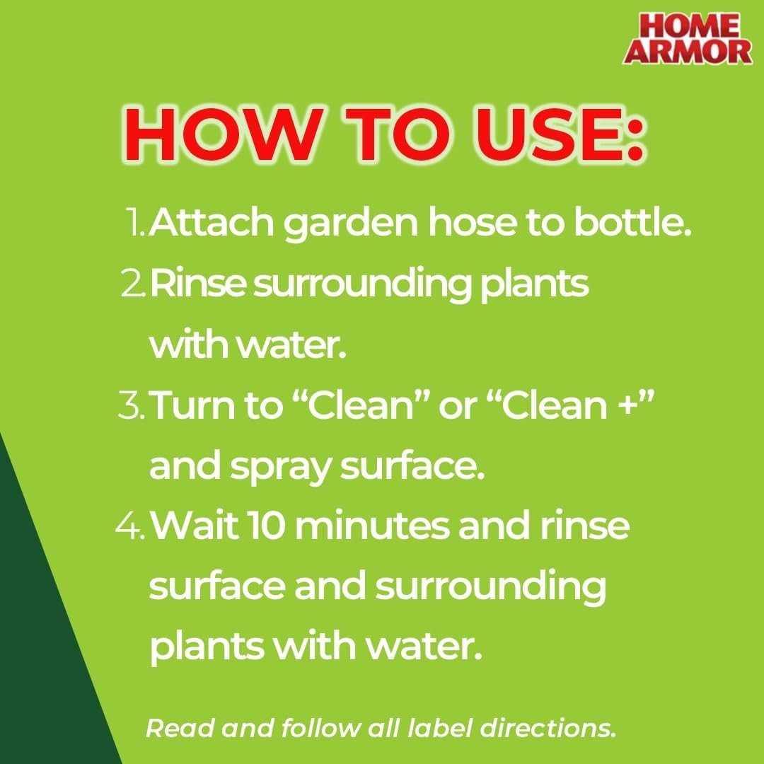 Versatile 64 oz Outdoor Cleaner+ – Quick & Easy Stain Removal For All Surfaces