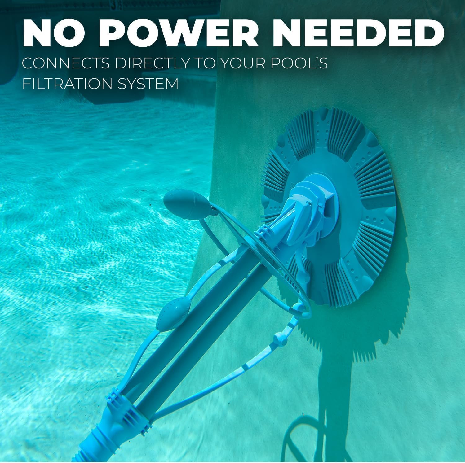 Automatic Pool Cleaner Vacuum Side Suction Wall Climb In Ground Hose Set