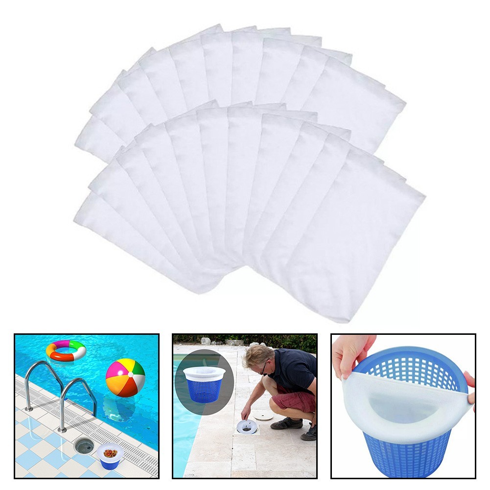 50 Pack For Pool Filter Socks Reliable Protection for Your For Pool Filter