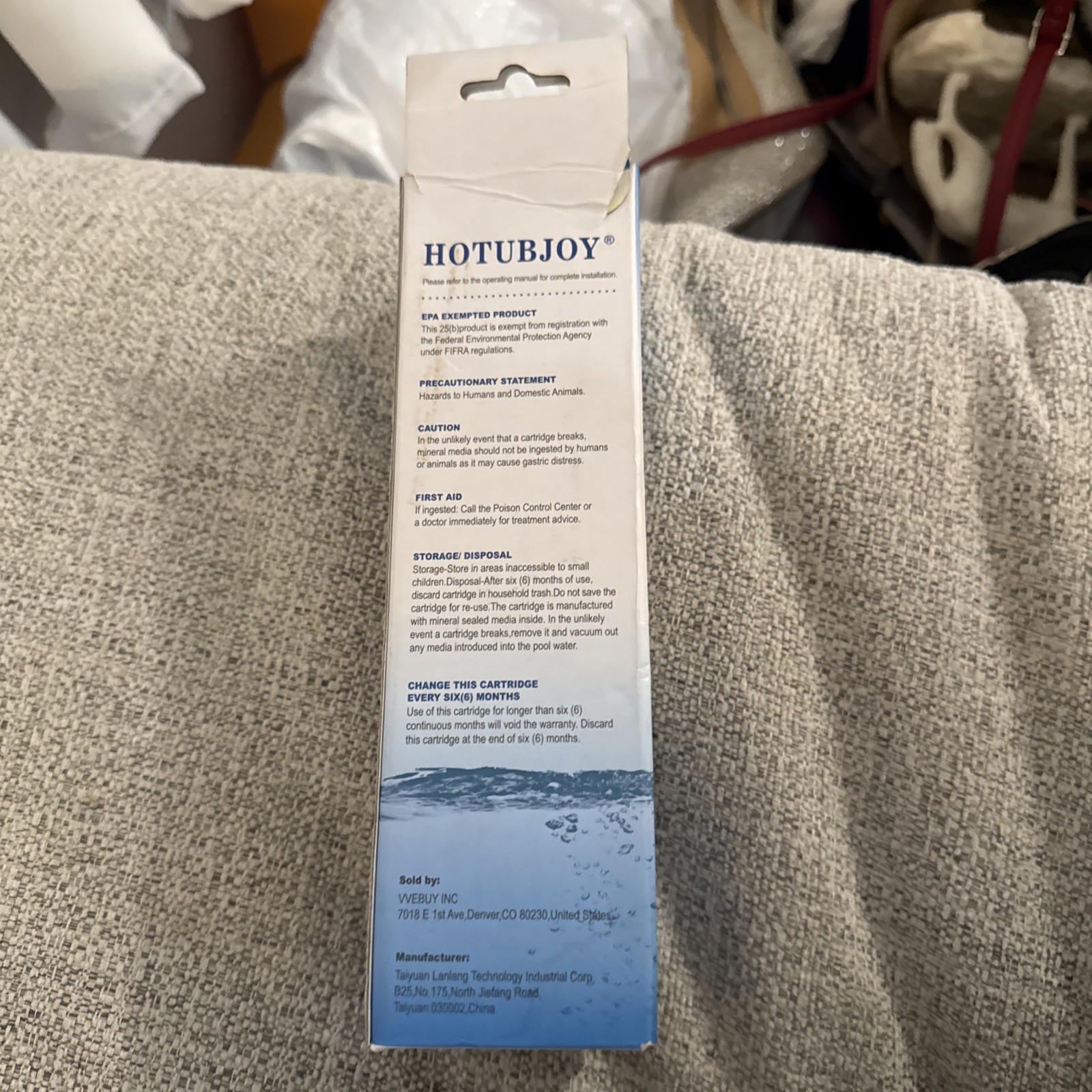 Webuy HOTUBJOY Spa Filter Cartridge Stick Mineral Hot Tub Purifier (1 Count)