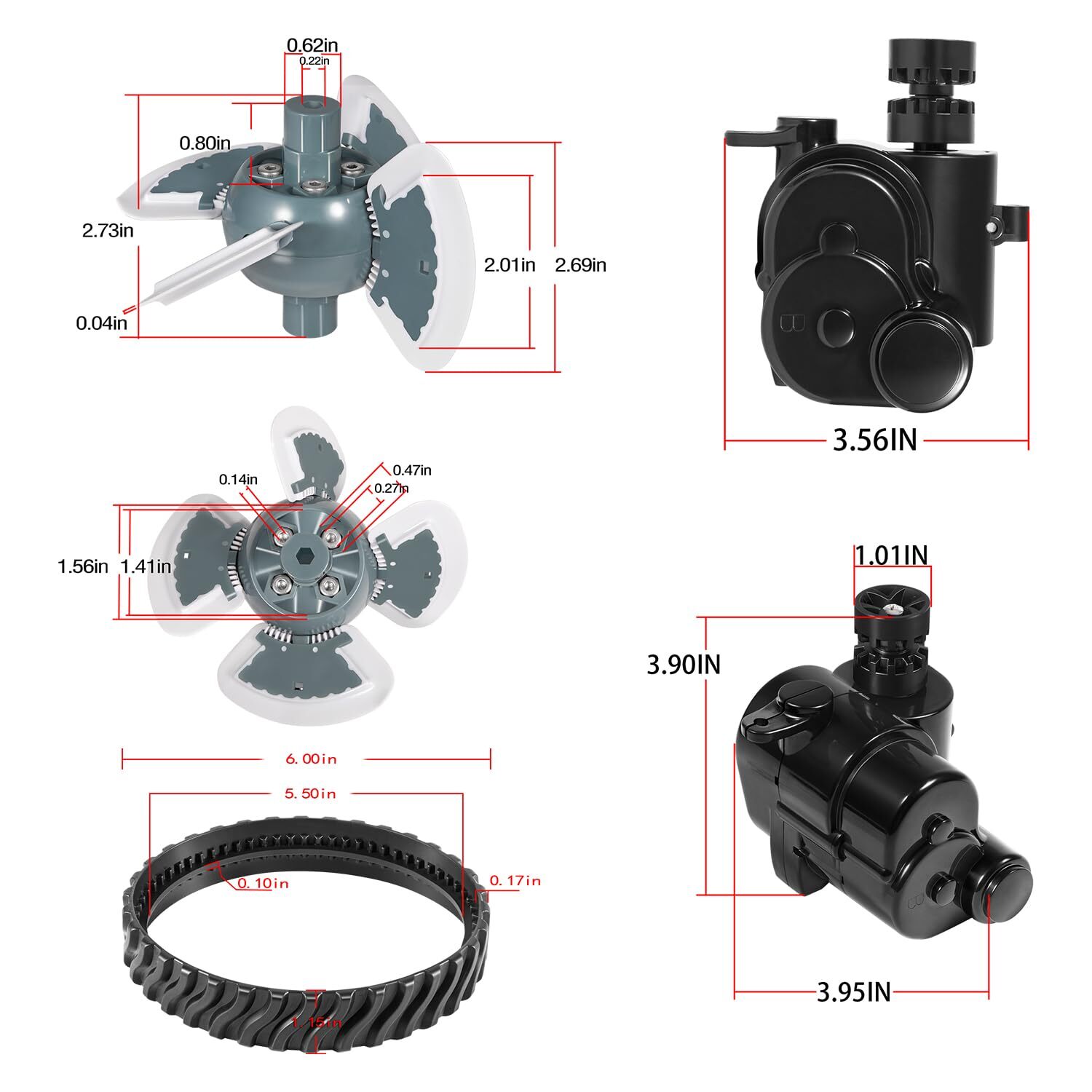 R0796200 Tune Up Rebuild Kit for Zodiac Baracuda MX8 & MX8 Elite Pool Cleaners