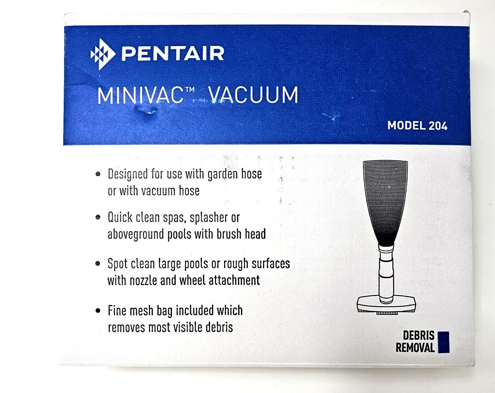 Pentair Rainbow Swimming Pool or Spa Mini-Vac Model #204