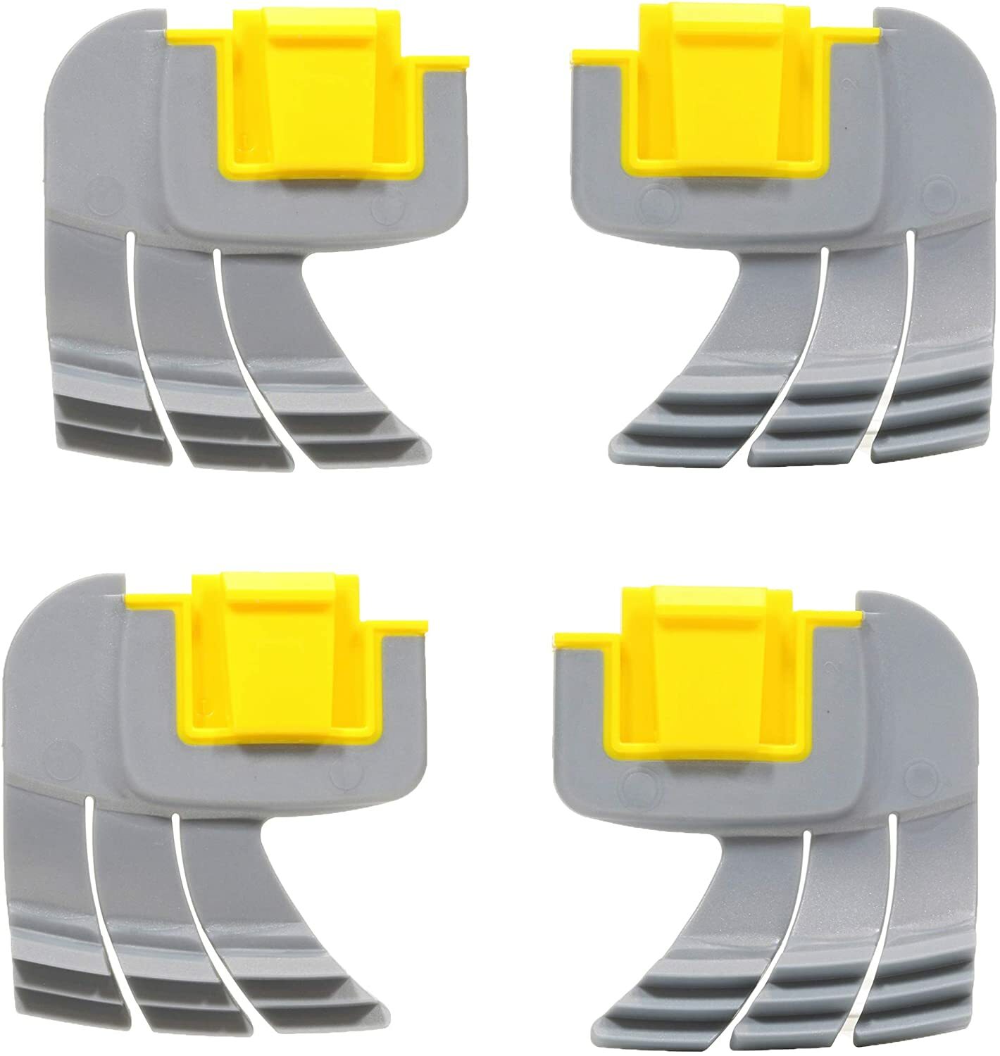 4 Pack Cyclonic Scrubbing Brush R0714400 For Zodiac MX8 MX6 Elite Pool Cleaner