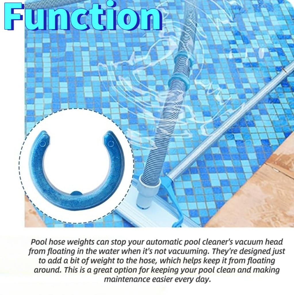 6PCS Universal Automatic Pool Hose Weight Replacements for Zodiac Baracuda W8…