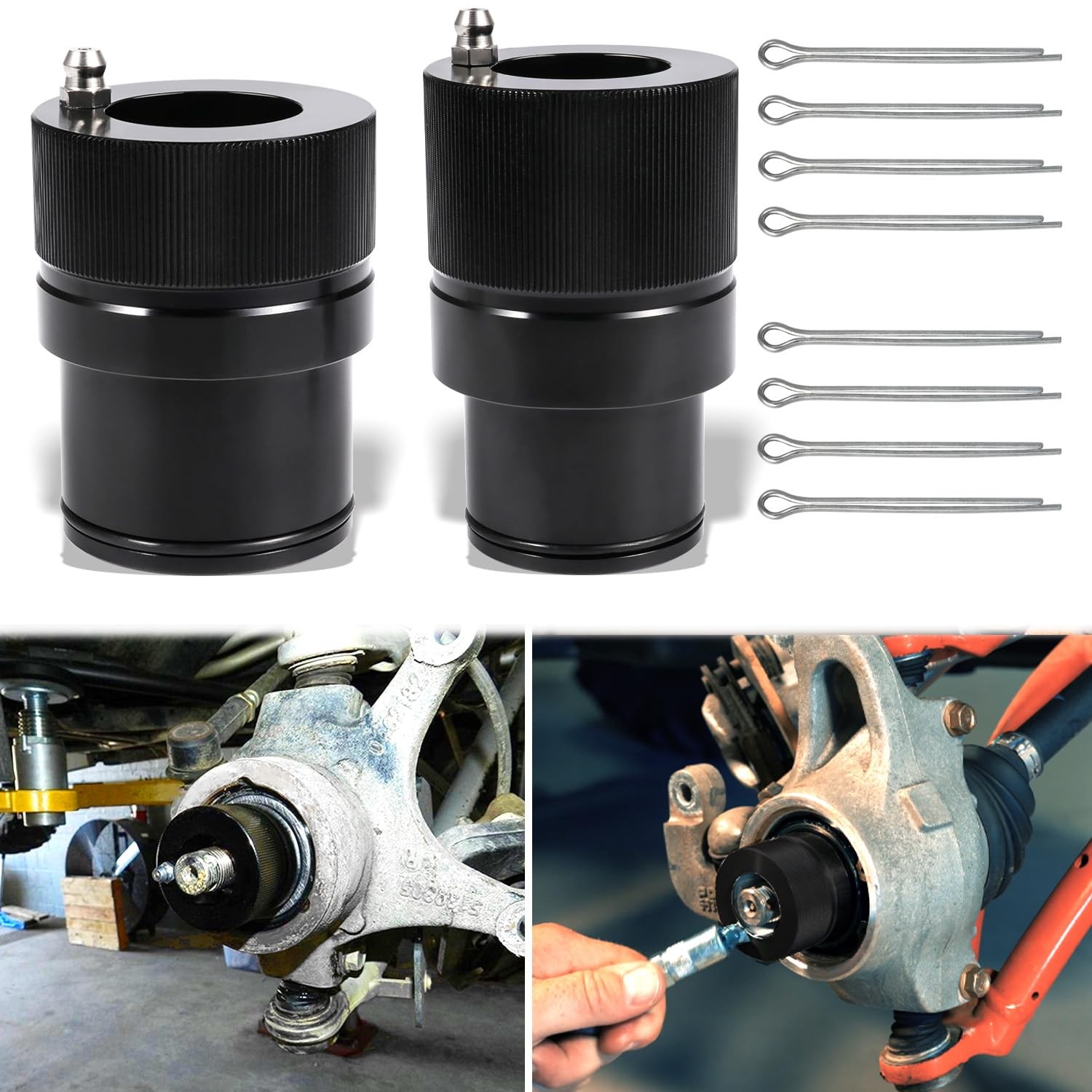 Wheel Bearing Greaser Tool Front Rear Greasing Kit 40mm 44mm ATV UTV Replaces