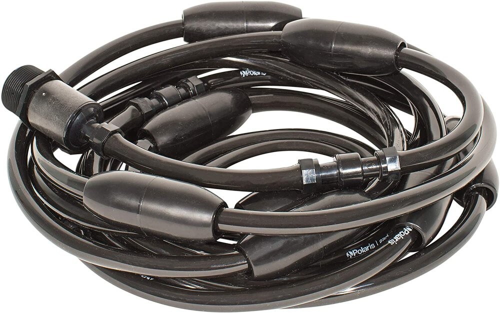 Polaris Swimming Pool Feed Hose Complete Replacement with UWF, Black, 380/280