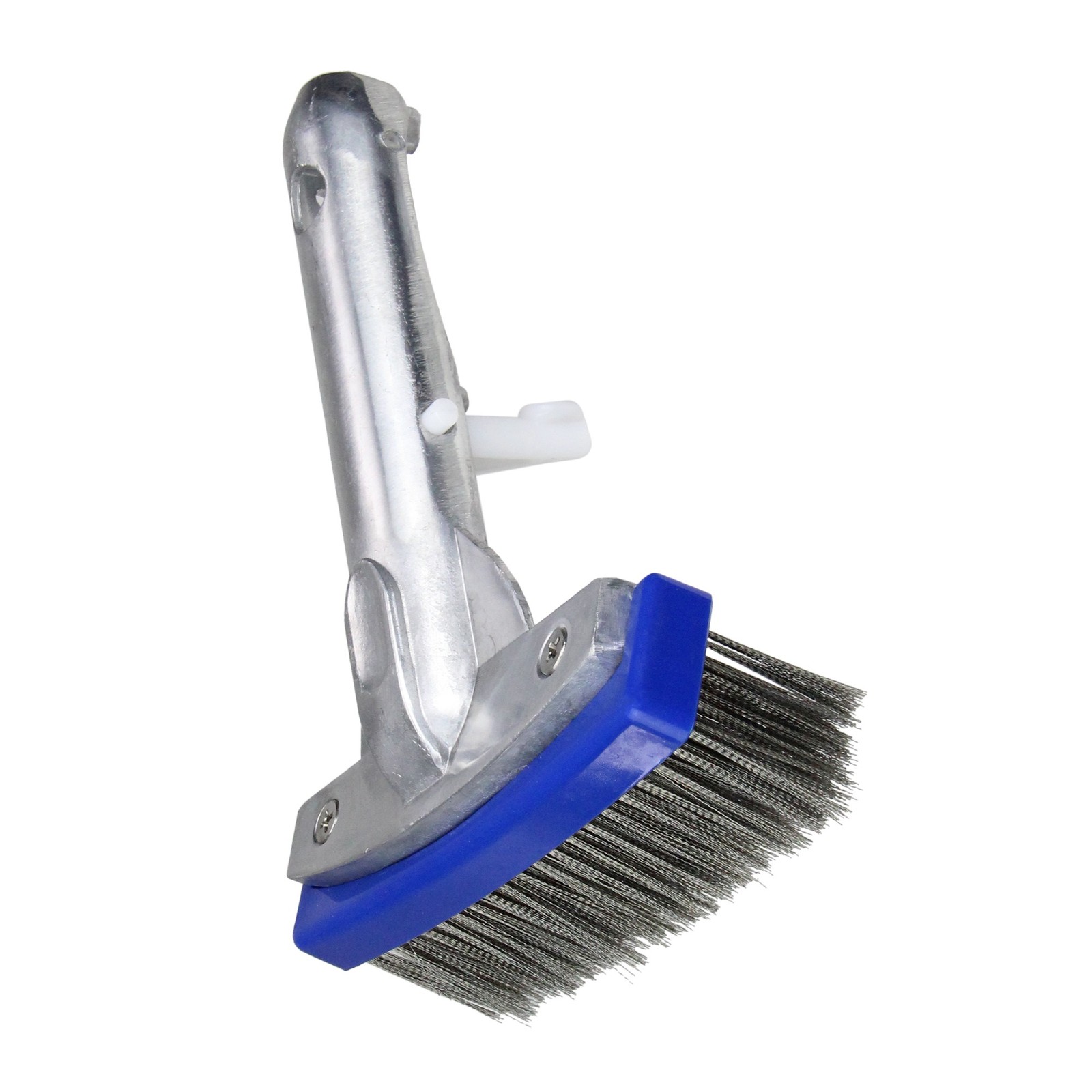 Northlight 5.5&Prime; Stainless Steel Algae Pool Brush Aluminum Handle Connector