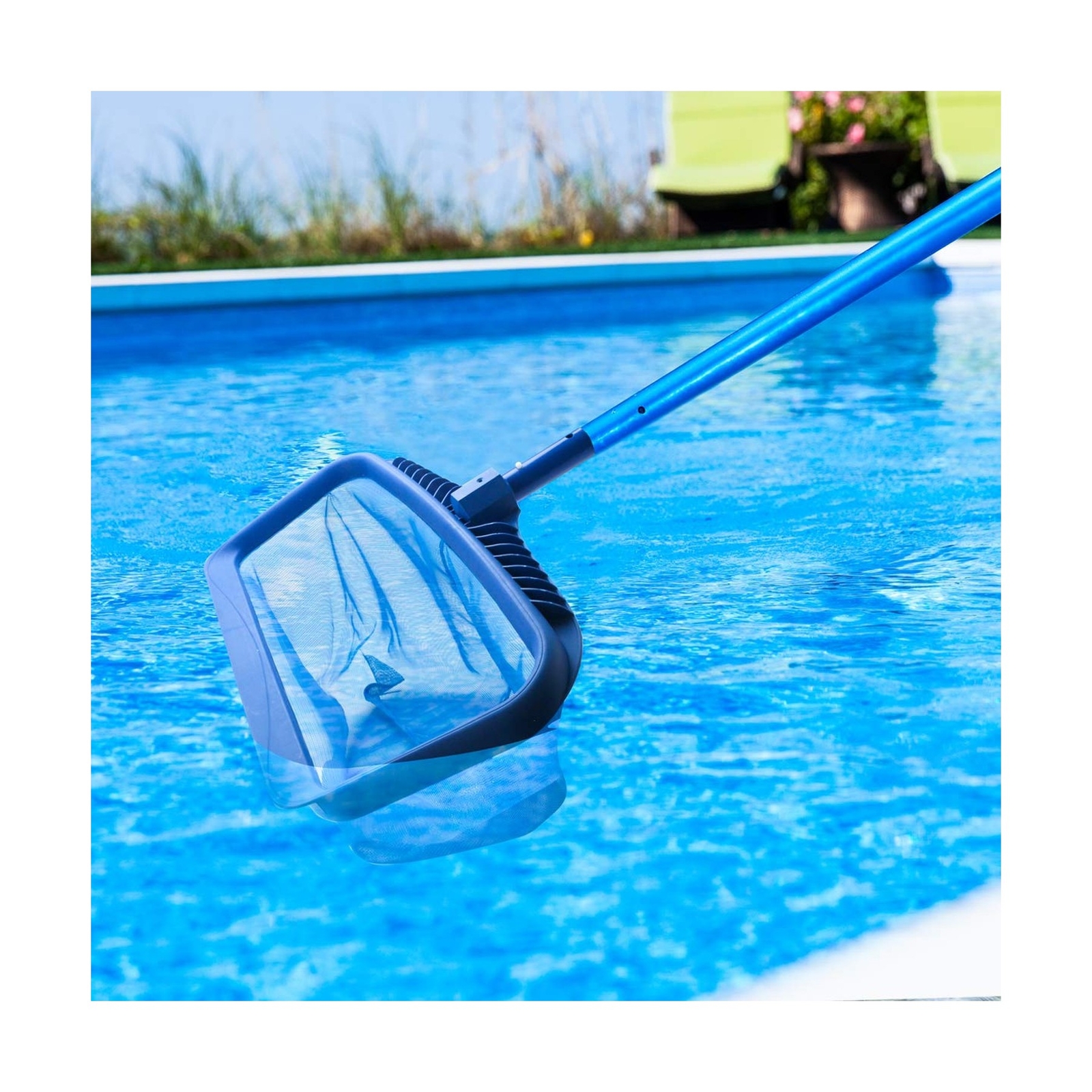 Stargoods Pool Skimmer Net, Heavy Duty Leaf Rake Cleaning Tool, Fine Mesh Net…