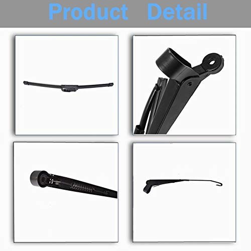 12V Electric Windshield Wiper Motor Kit Replacement for Polaris RZR, Clear,