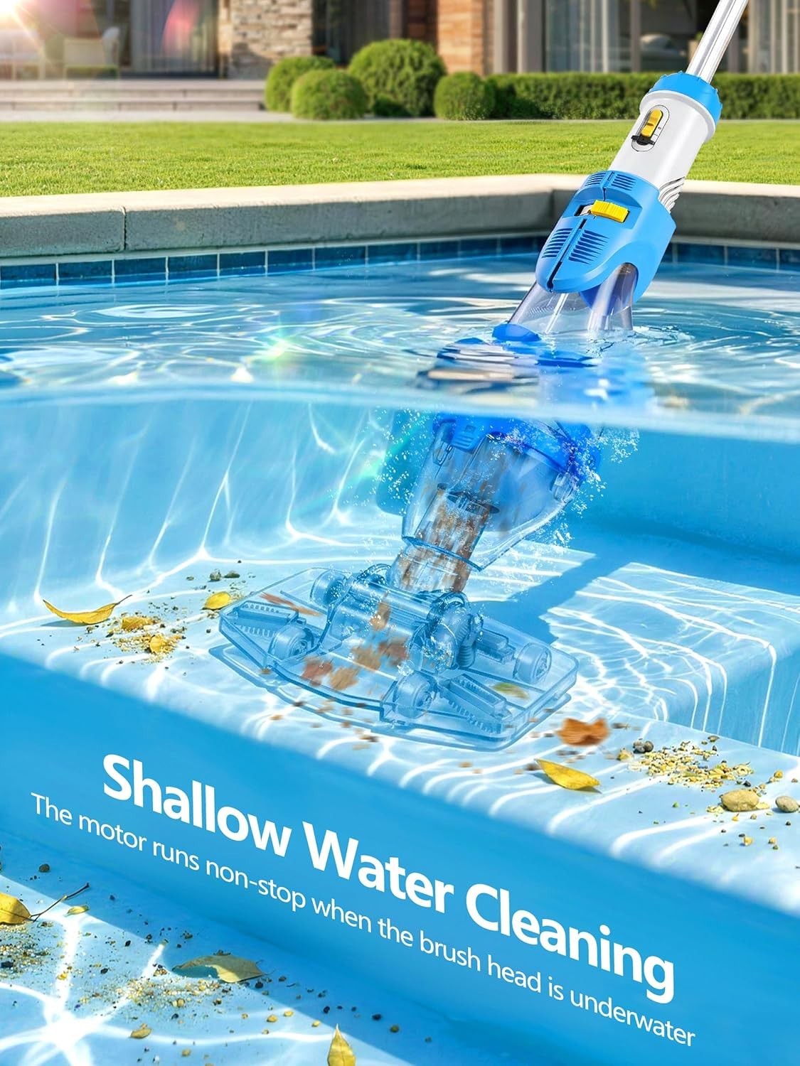 Effortless Cordless Pool Cleaning – 19 GPM Suction, Quick Charge, User-Friendly